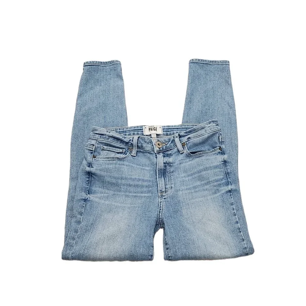 Revolve PAIGE Mid-Rise Hoxton Ankle Denim Jeans (Size: 28)
